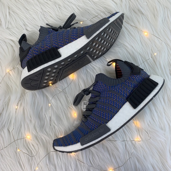 adidas Shoes - New Adidas NMD_R1 STLT PK Grey, Coral, Blue